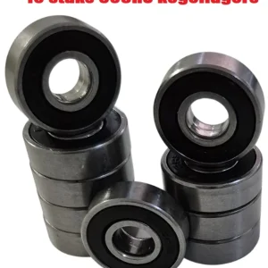 10 stuks 608RS kogellager voor skates, skateboards, fidget spinners, rollators etc. ABEC-7 | 608RS 8x22x7mm Skateonderdeel kopen online
