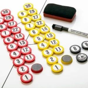 Magneetset 3cm genummerd