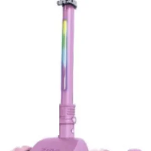 Zinc – 3-wielige opvouwbare scooter – Step – Roze -Led lampjes in de wielen en stuur Step kopen online